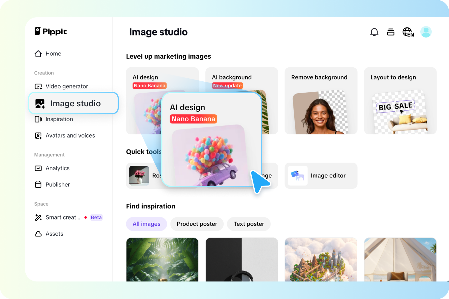 Step 1: Open the AI design