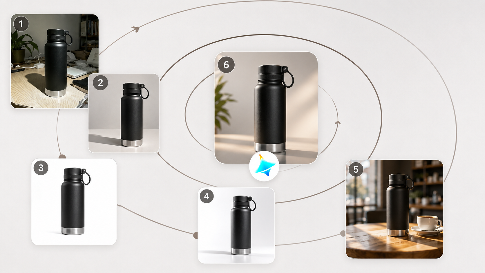 Dreamina AI genera fotografie di prodotti di alta qualità con colori, loghi e proporzioni accurati del marchio per cataloghi di e-commerce e scene di lifestyle.