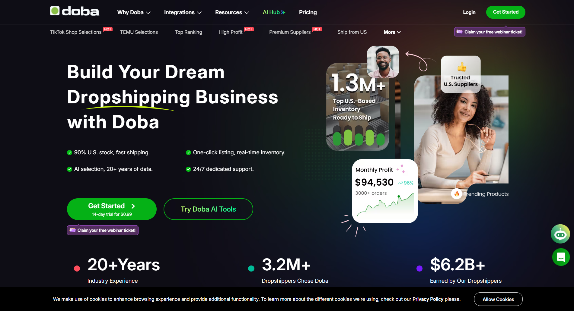 General product supplier - Doba