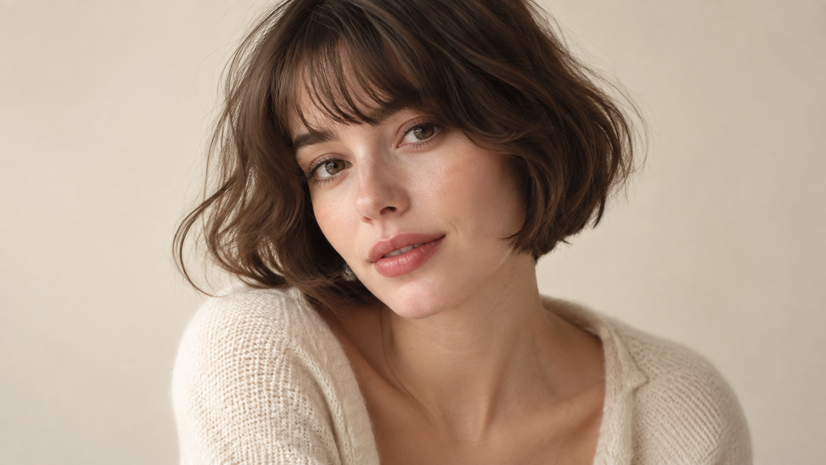 AI bob haircut trend: Soft French Bob