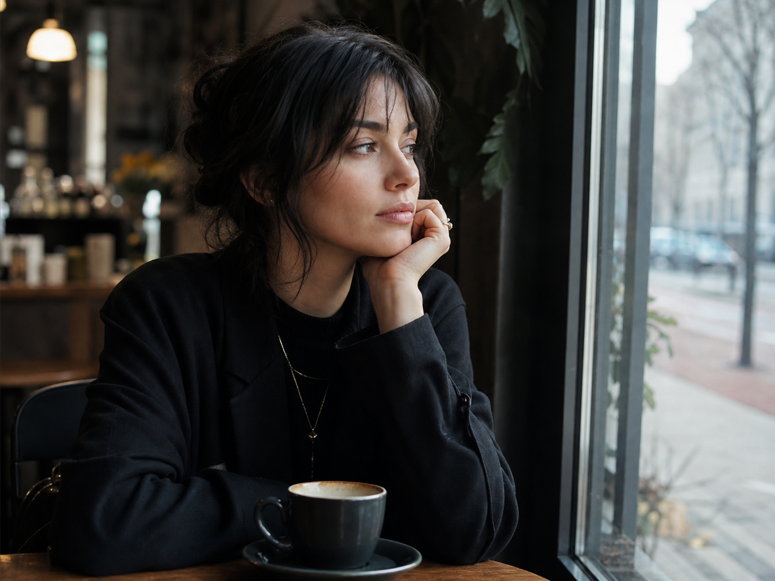 Modernes Café-Profil