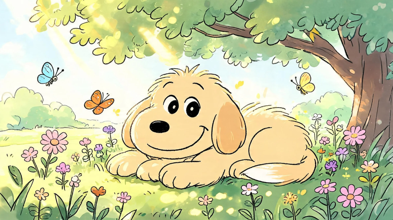 Mag-prompt para sa isang Snoopy-style pet comic portrait