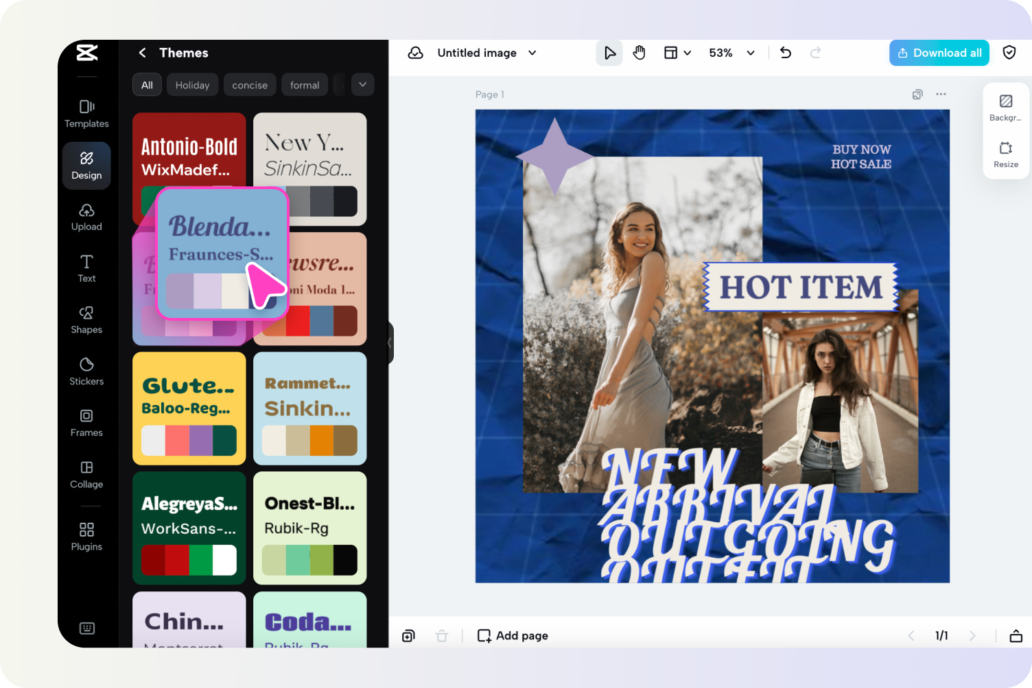Generate a color palette
