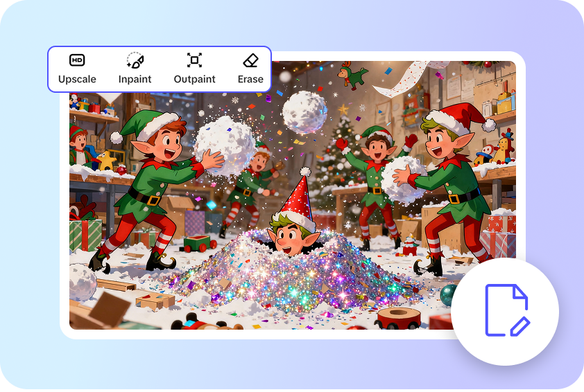Powerful editing tools