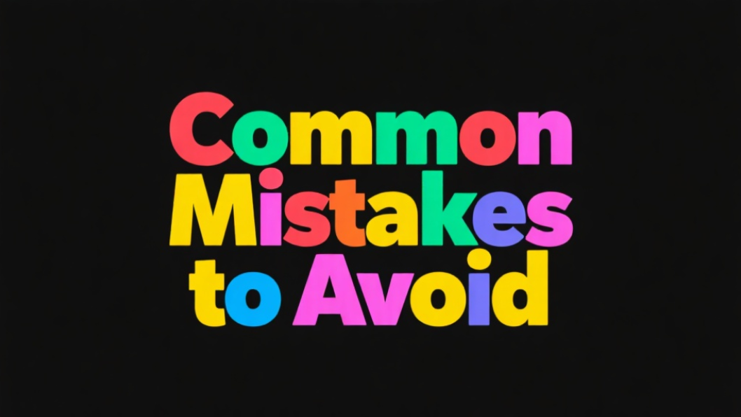 Avoid these common mistakes