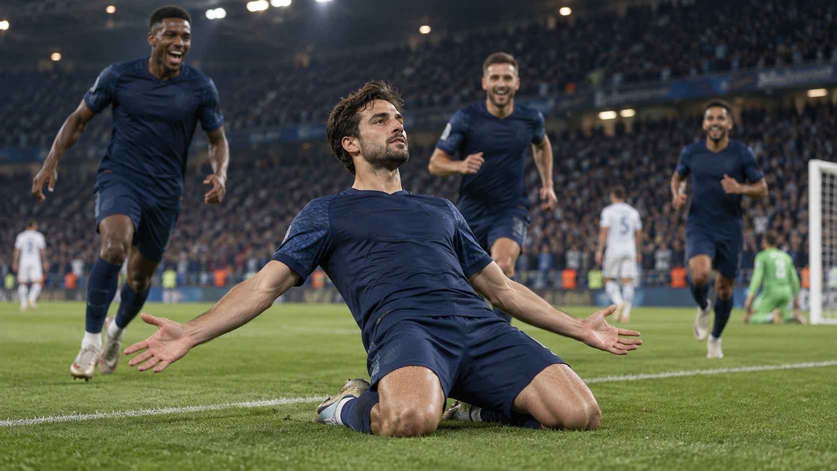 Controlled Finish and Celebration example
