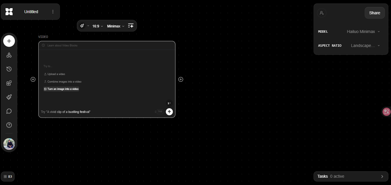 Convierte una imagen en un video