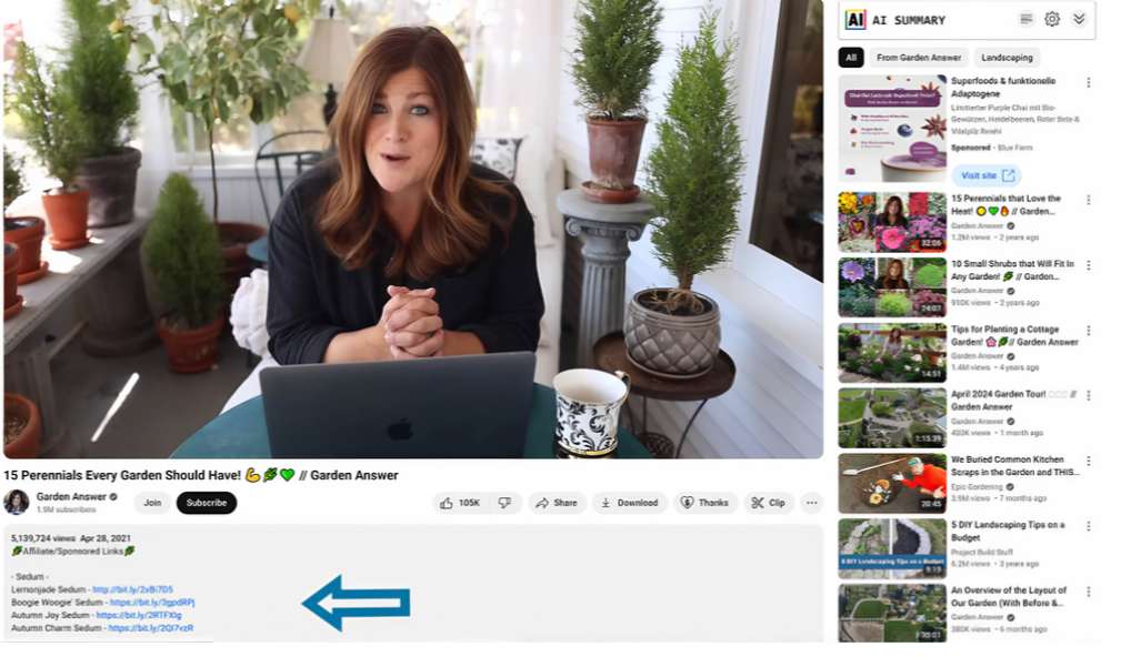 Be transparent with affiliate links