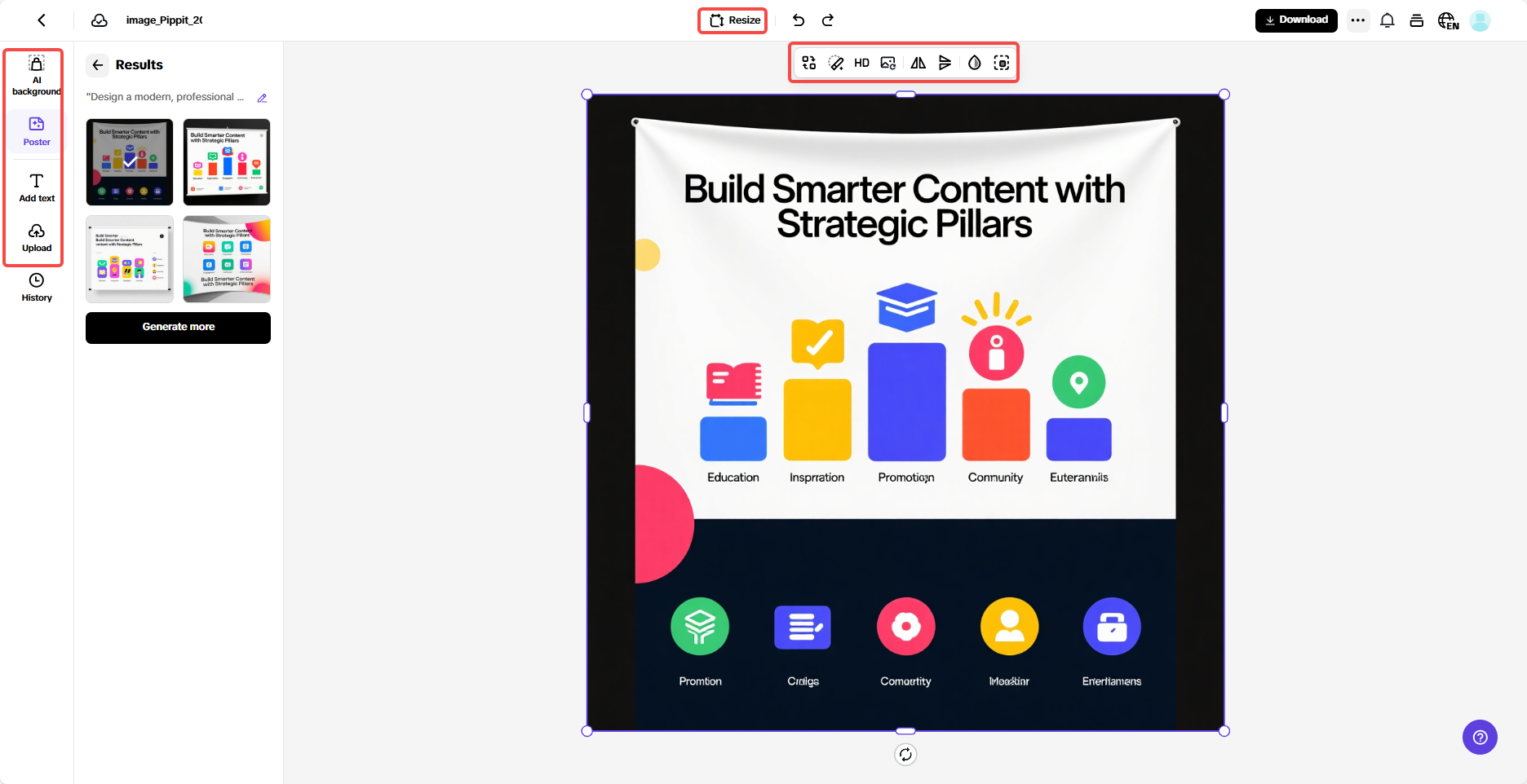 Customize your poster