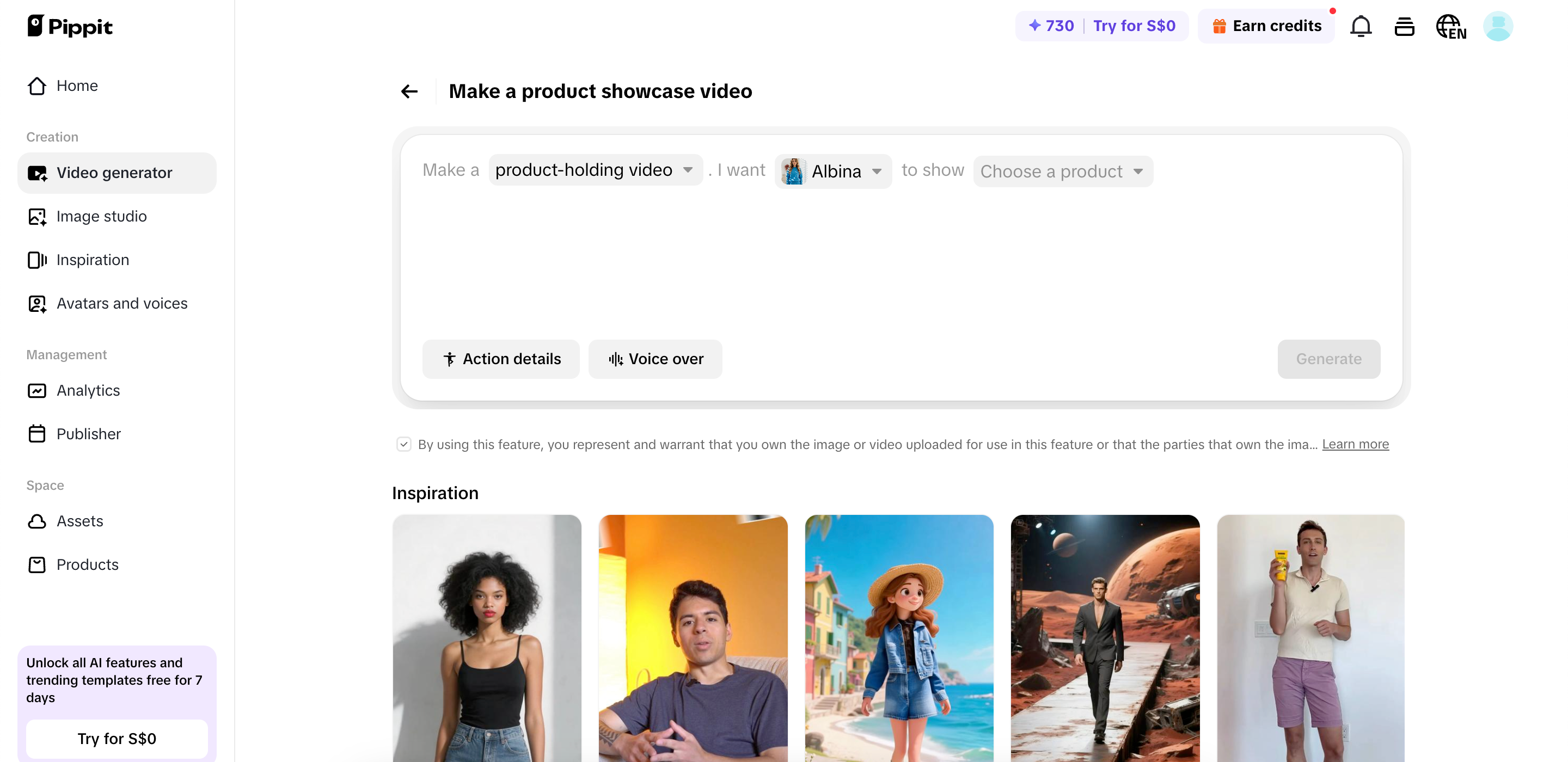 Showcase your product