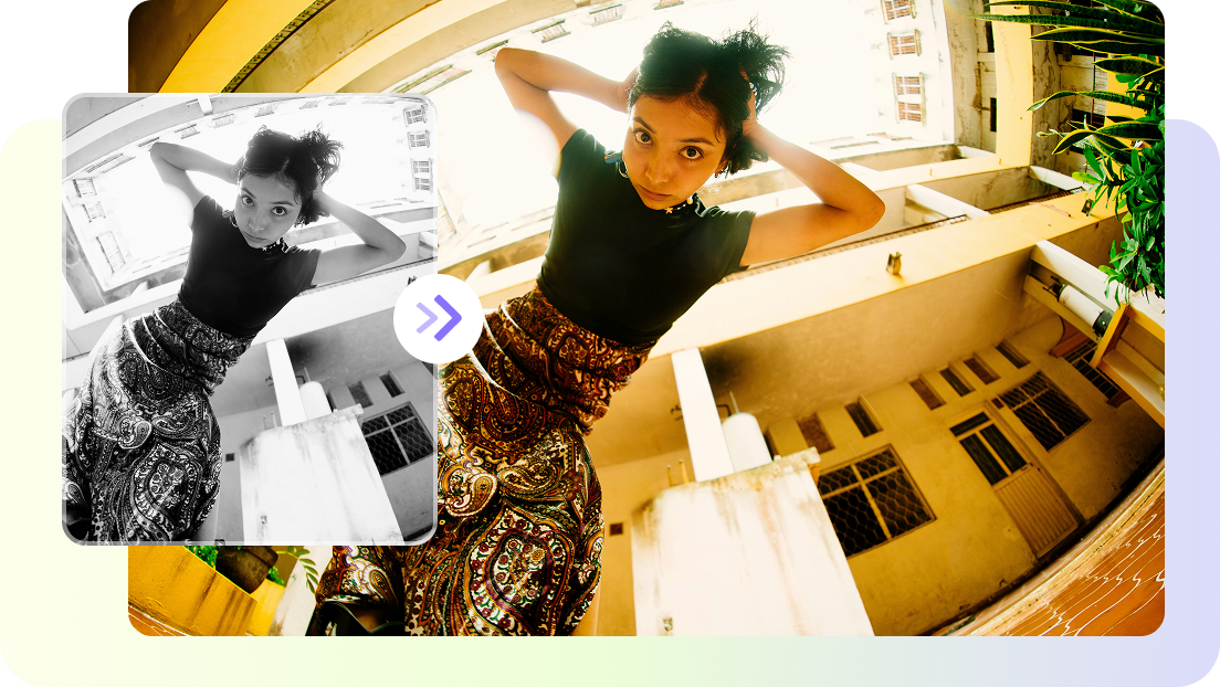 Feature to change image color in B&W photos