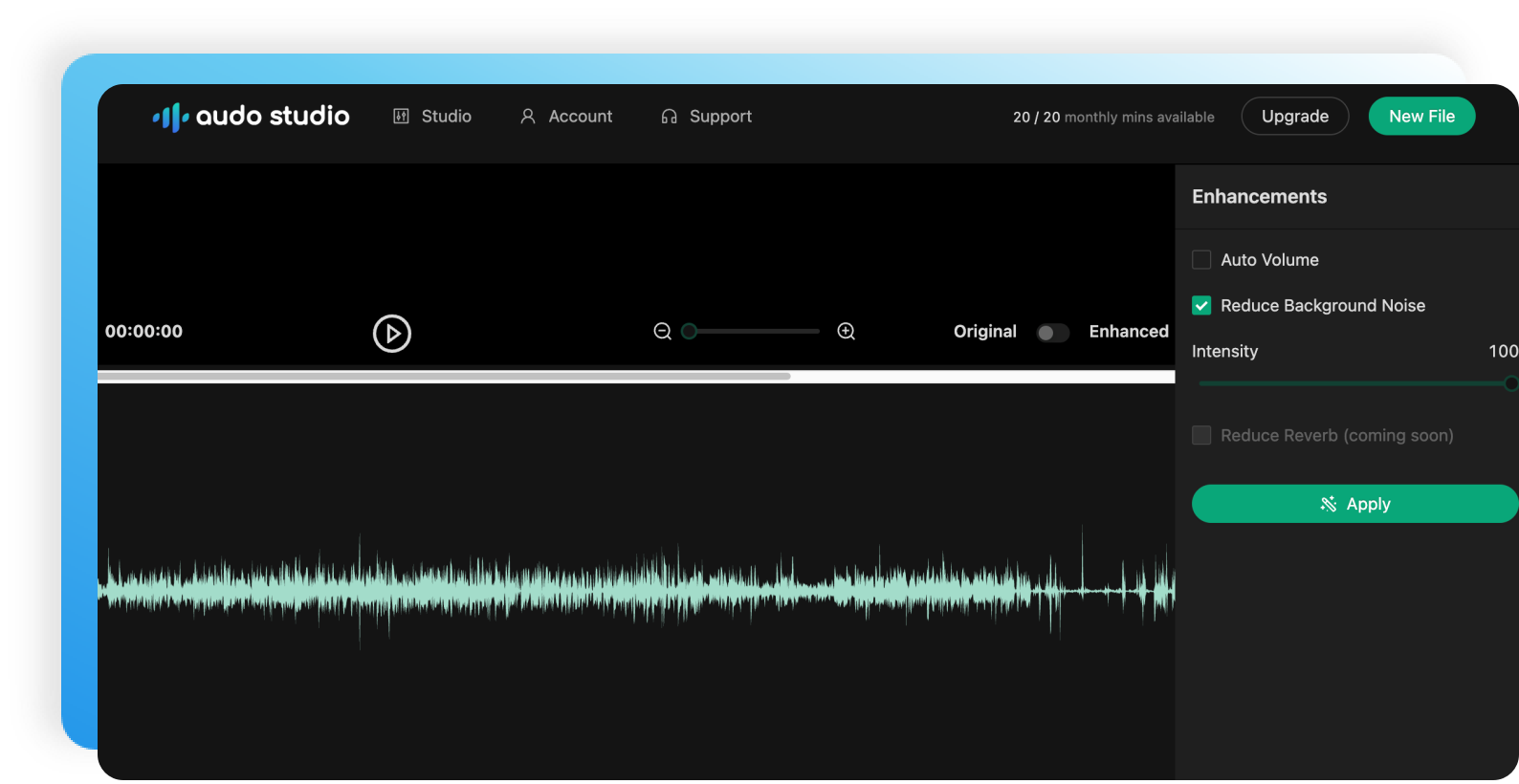 Audo.ai voice tool