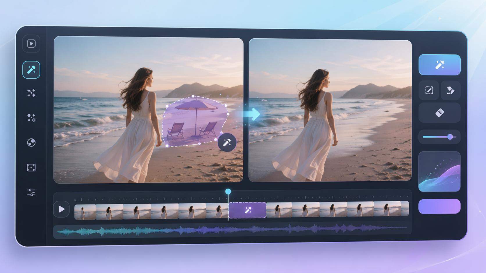 Remove Object From Video example 1