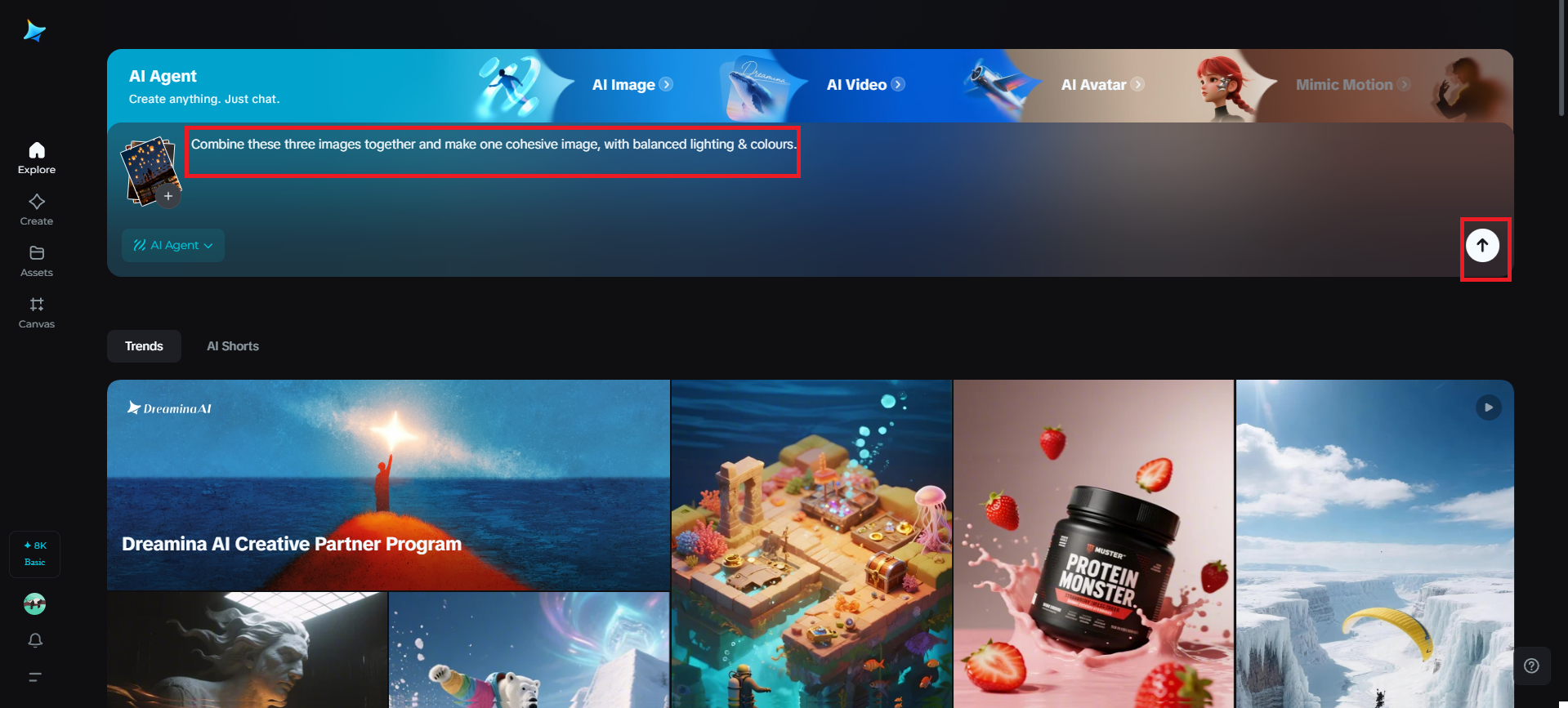 Enter your prompt and generate the fusion