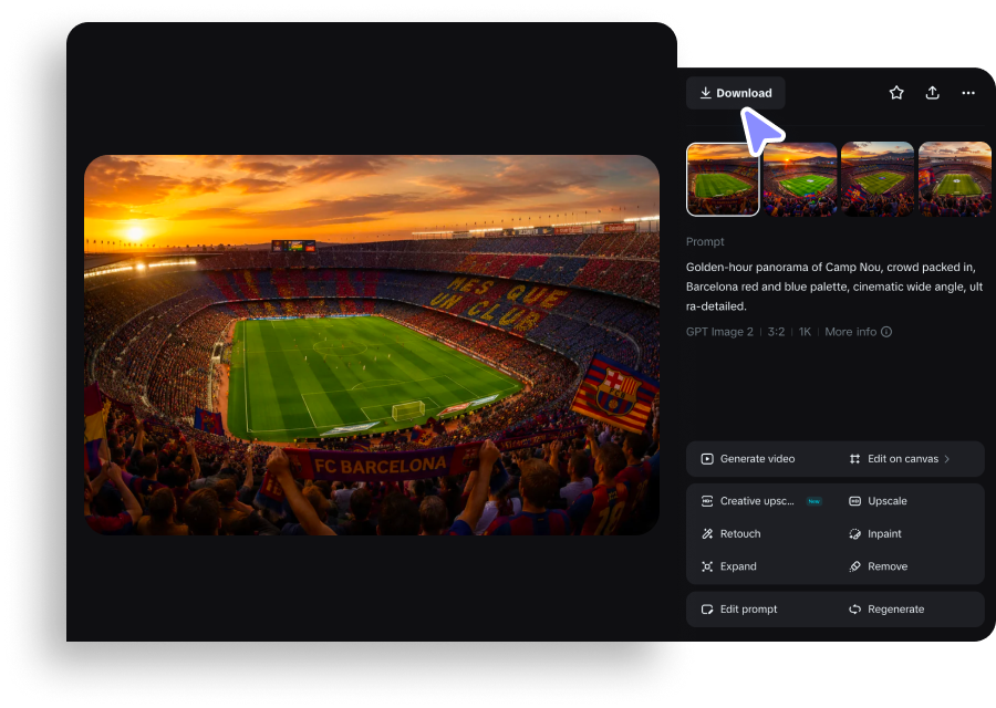 Refine and download your wallpaper