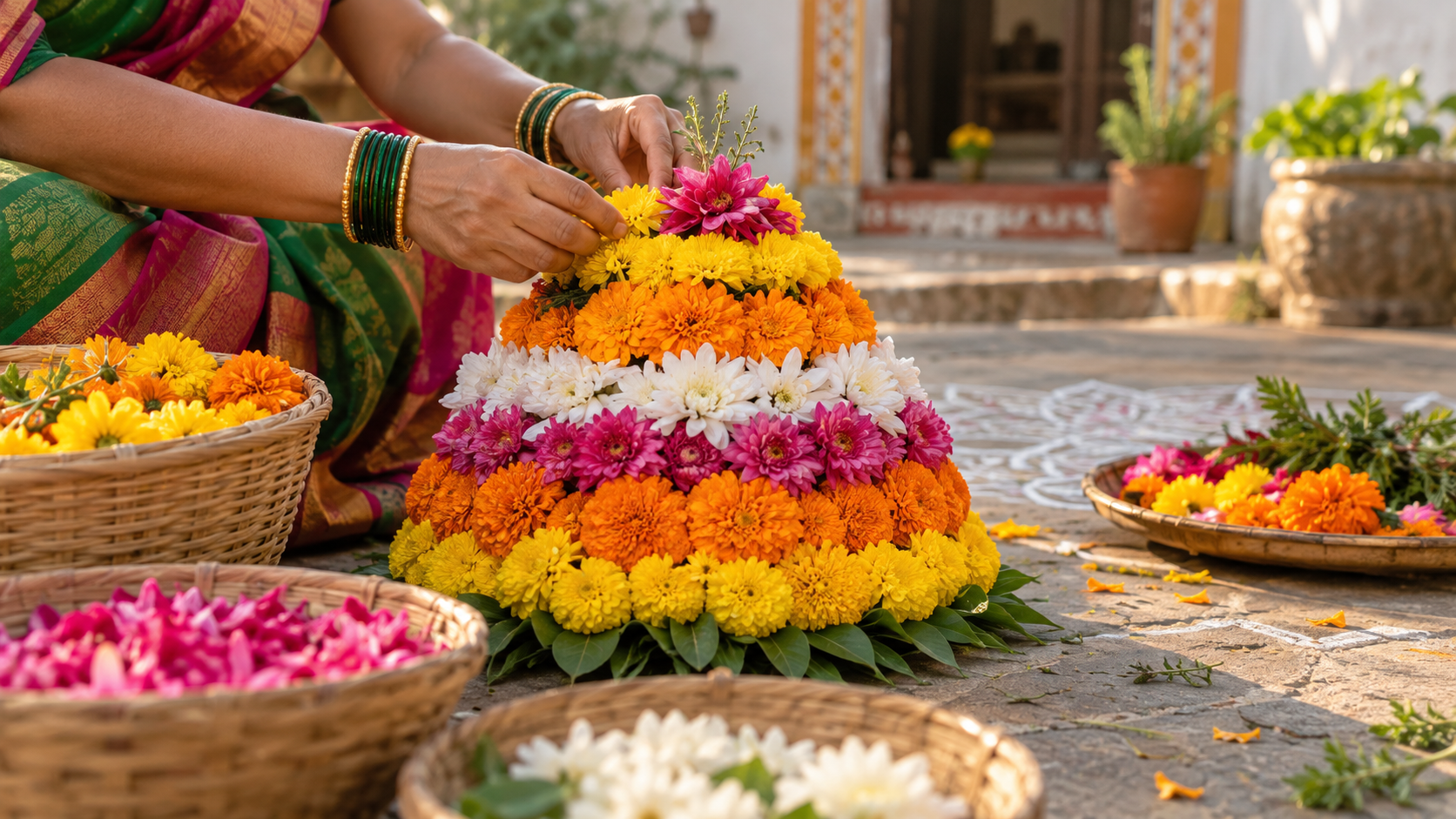 bathukamma AI prompts original scene 3