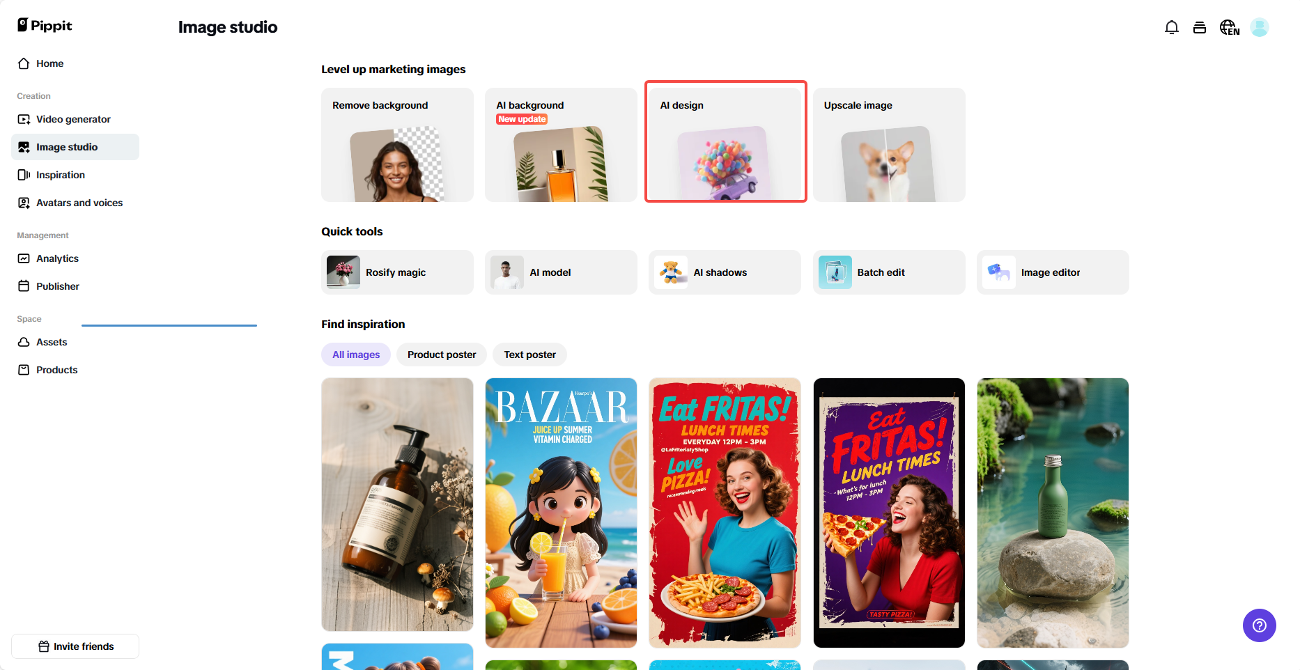 Instagram post generator