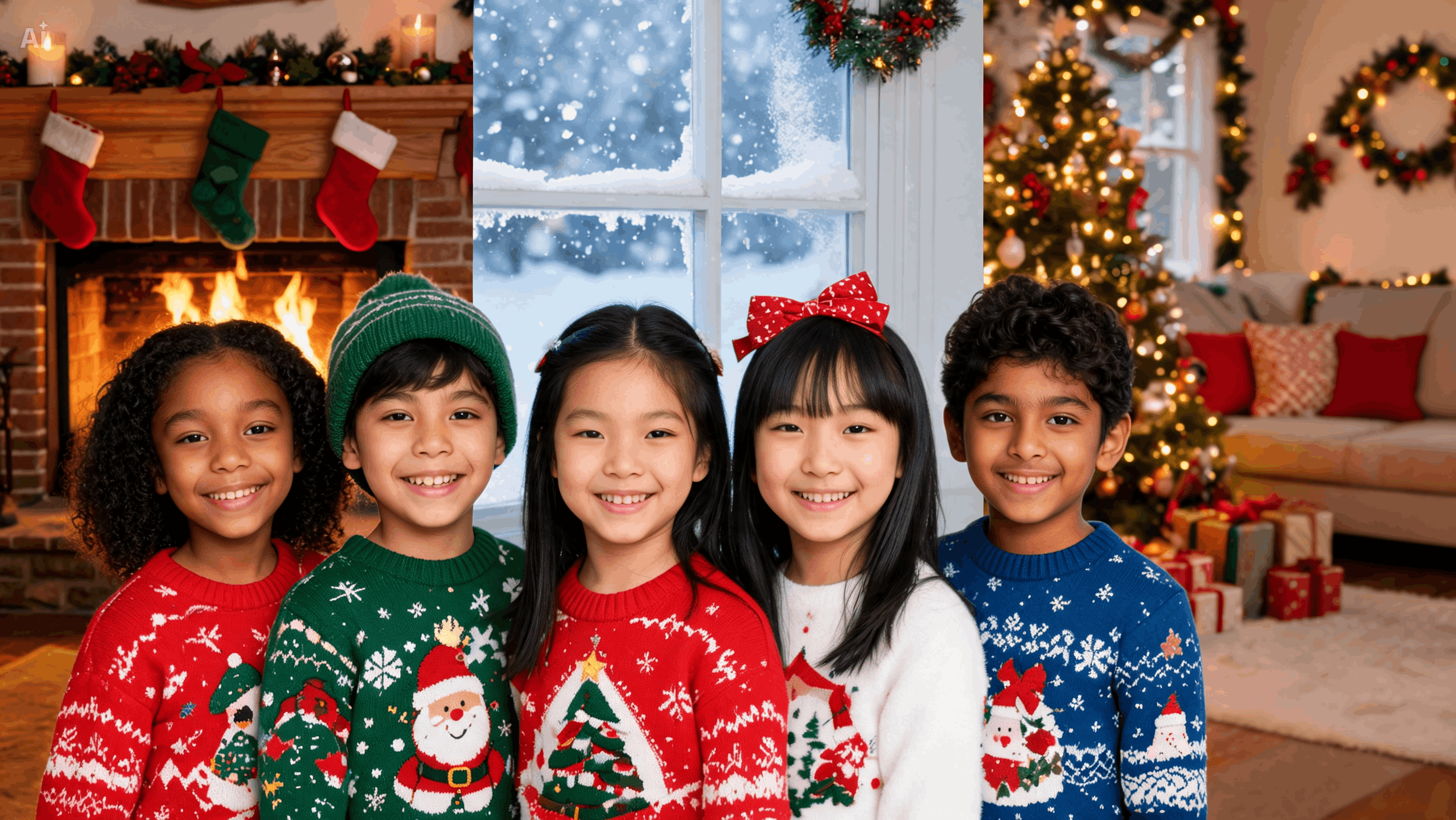 Test Multiple Holiday Looks on the Same Photo