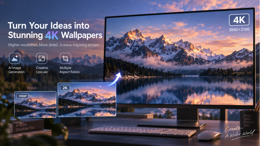 4K Wallpaper Resolution: Generate and Upscale AI Wallpapers with Dreamina