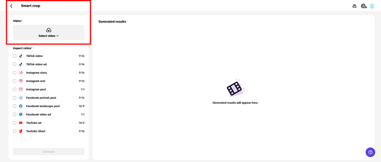 Smart crop for perfect platform-fit visuals