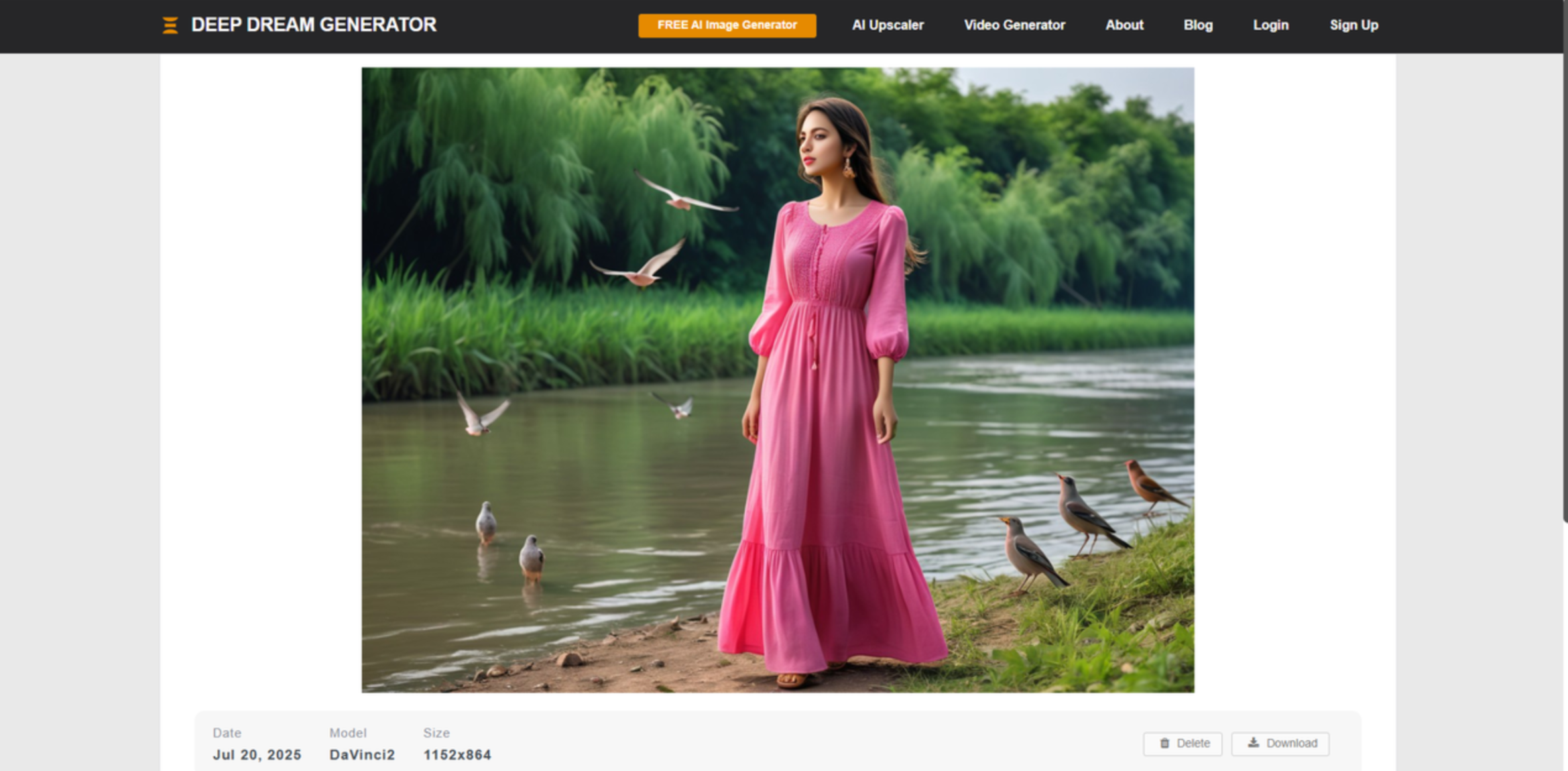 Deep Dream Generator - gerador de imagens realistas por IA sem restrições