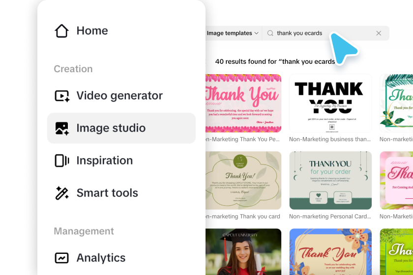 Step 1: Choose an ecard template