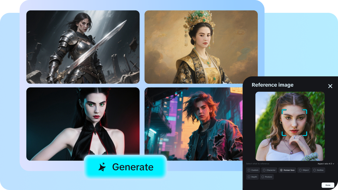 generador de rostros con IA gratis