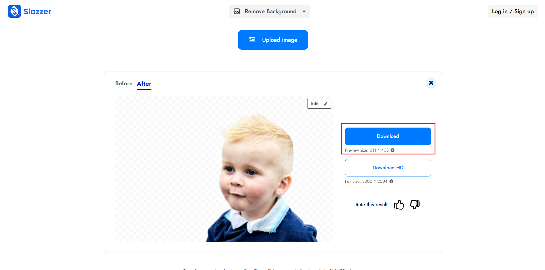 Kép letöltése a Slazzerből