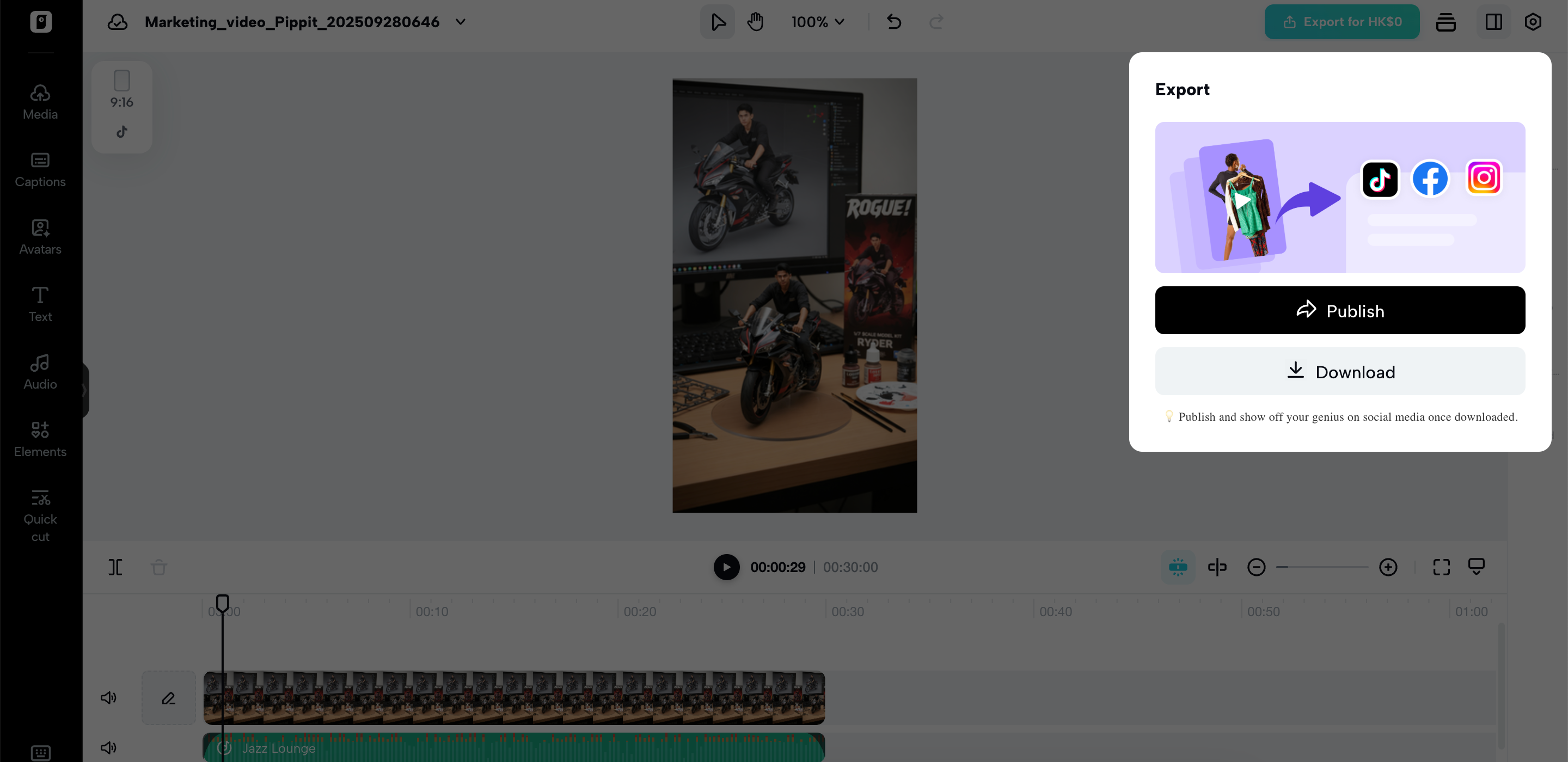 Exportar e compartilhar