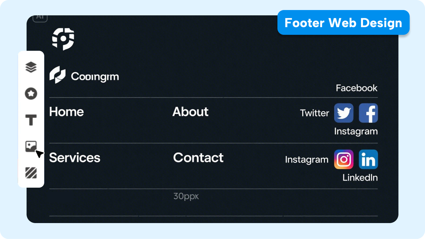 Footer-Webdesign