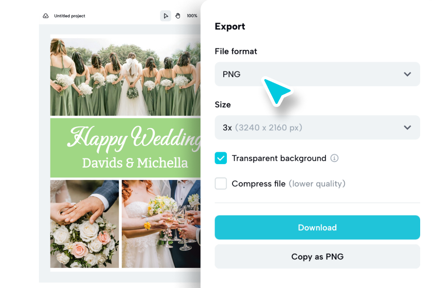 Xuất thiết kế của bạn