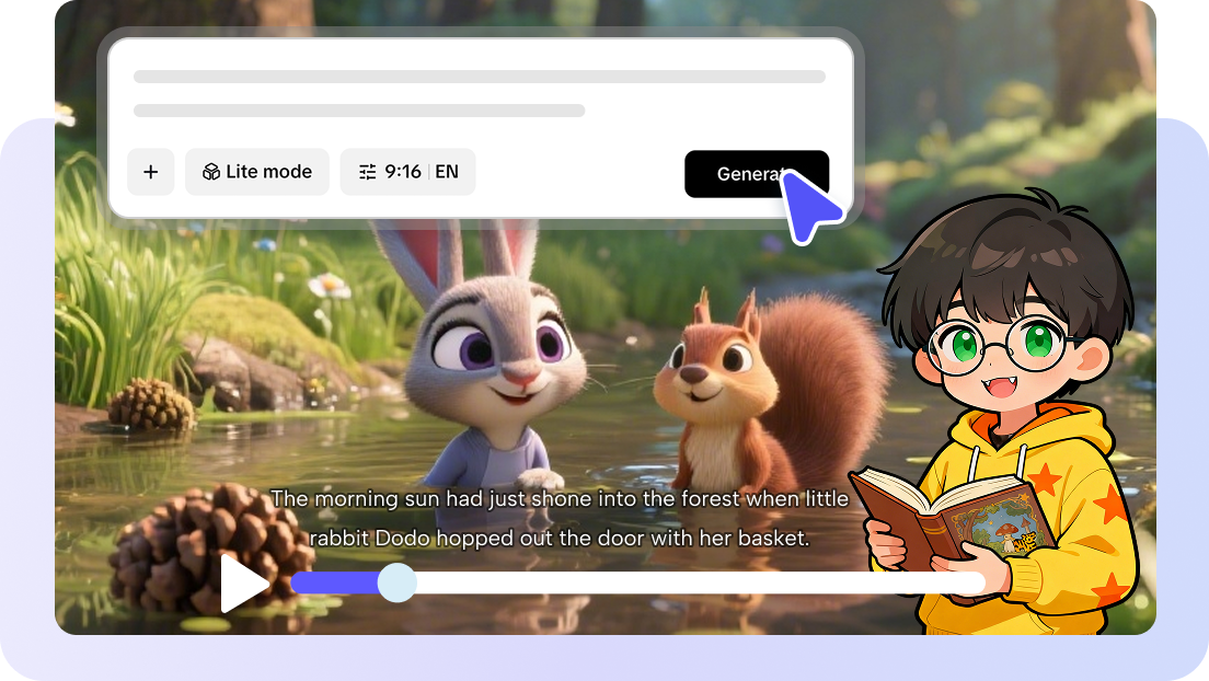 Generate story videos with AI