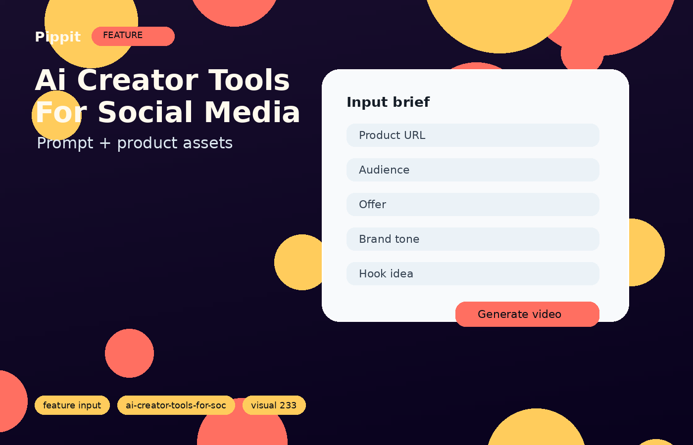 Ai Creator Tools for Social Media turn rough inputs into a ready video direction visual