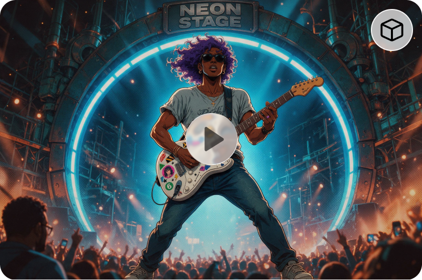 A perfectly synced animated music video