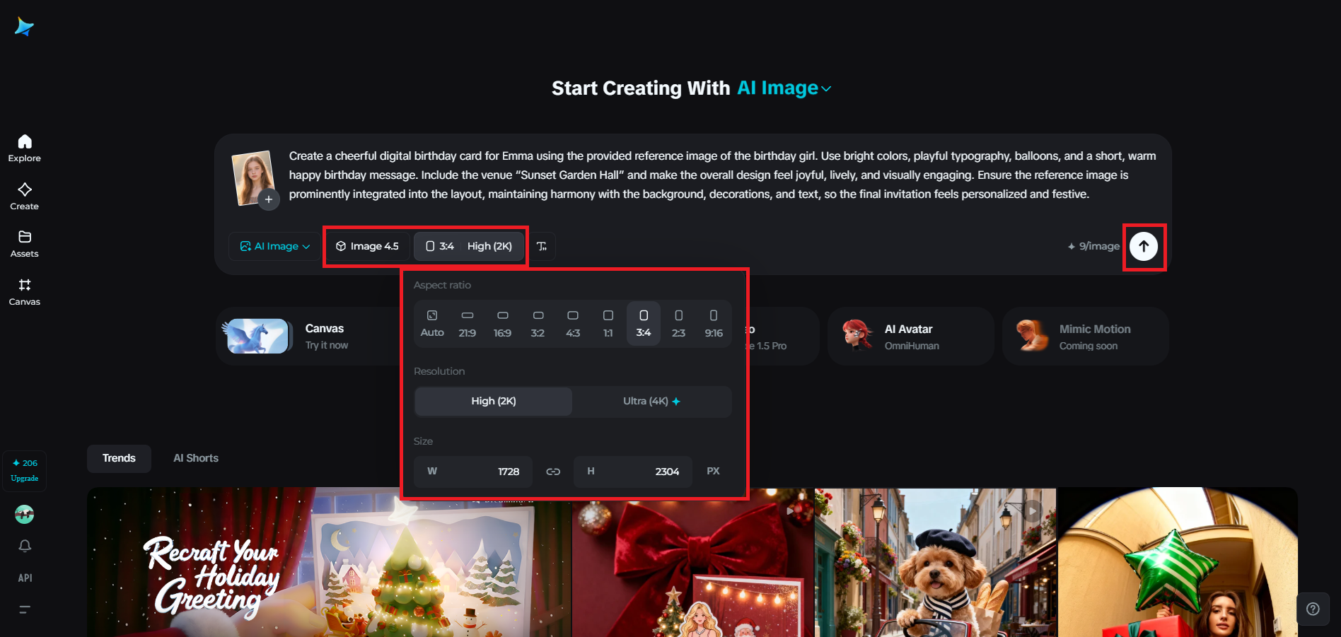 เลือกรุ่นและปรับการตั้งค่าภาพ