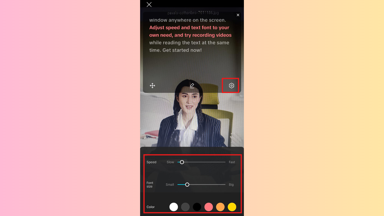 Customize display settings