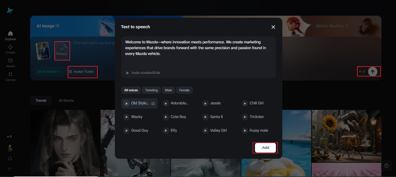 Gerador de foto para avatar