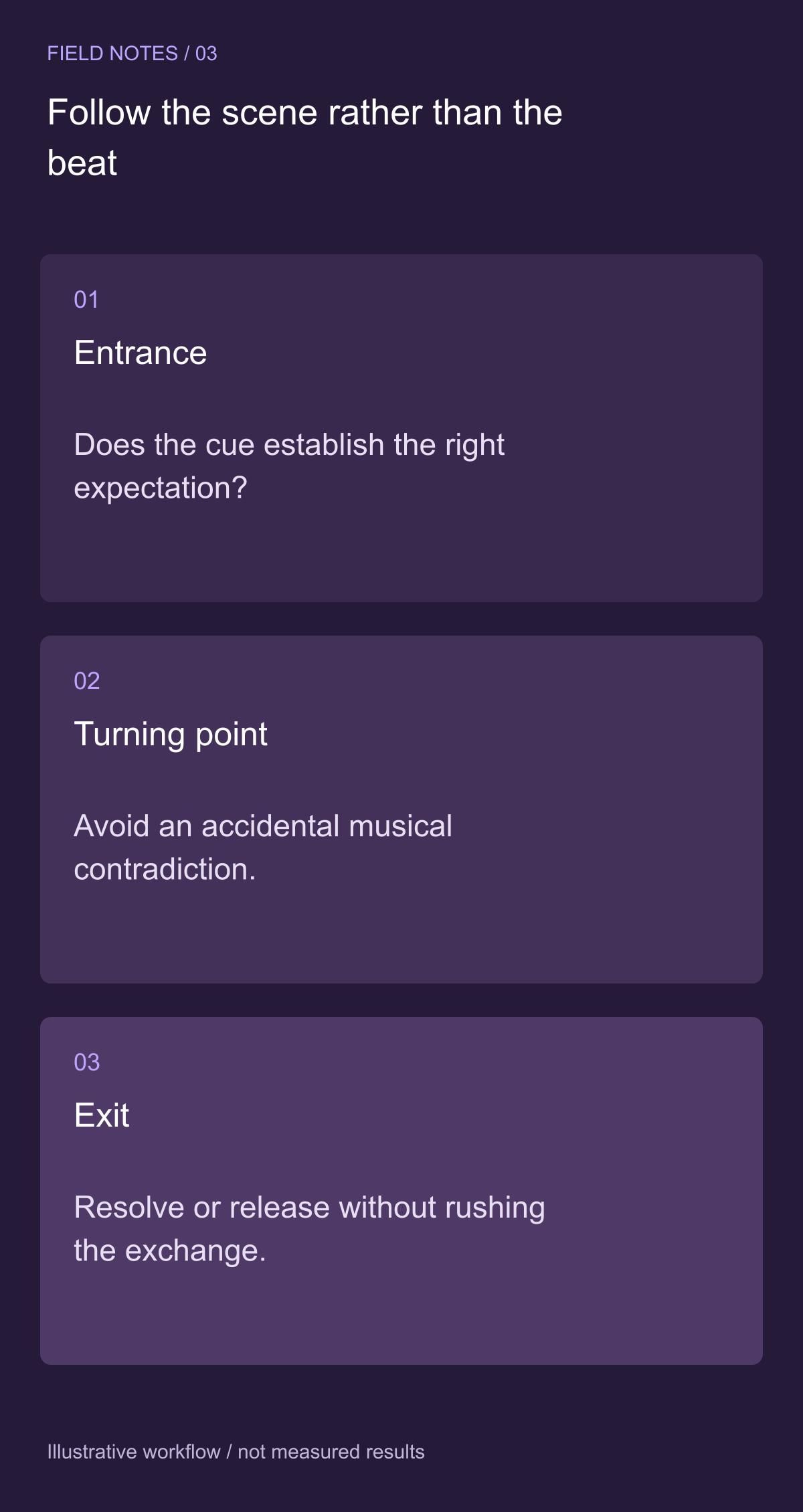 Check the track's future, not just its opening — illustrative decision guide