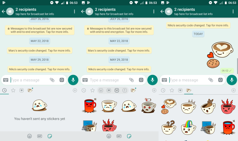 Adding to WhatsApp stickers