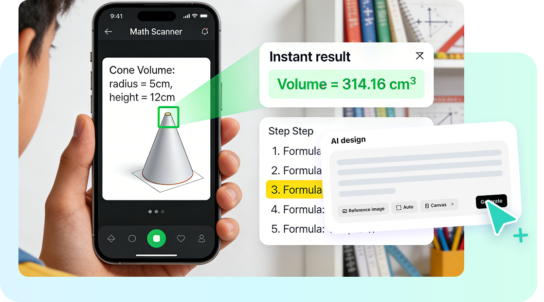 Rezolvați probleme de matematică din fotografii
