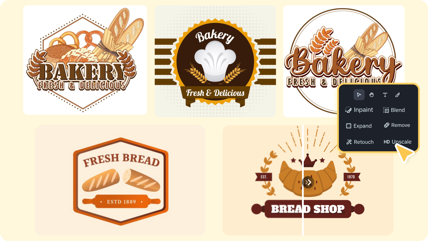 buat logo toko roti