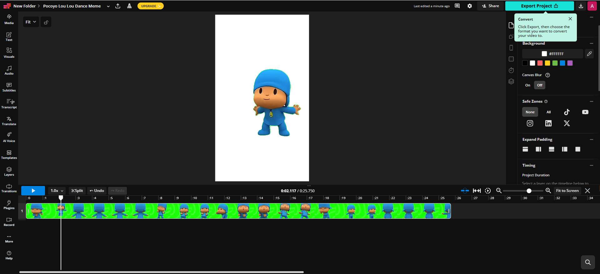 Kapwing's Meme maker