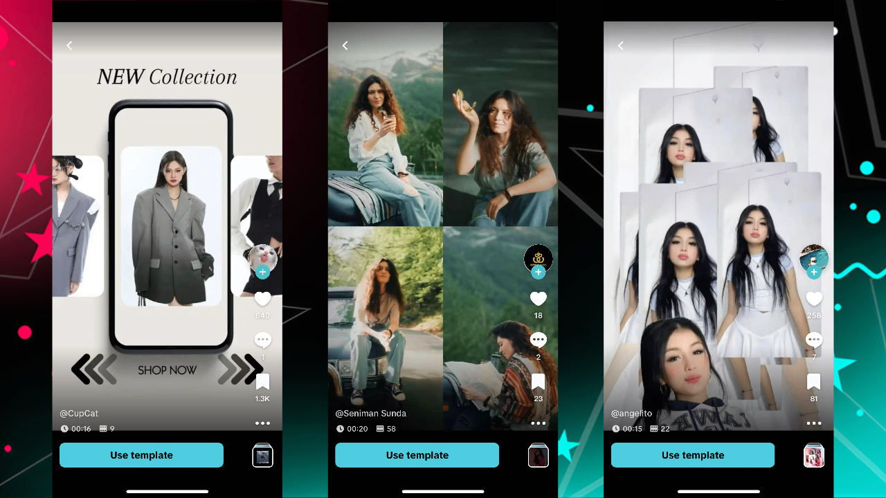 照片集輪播模板