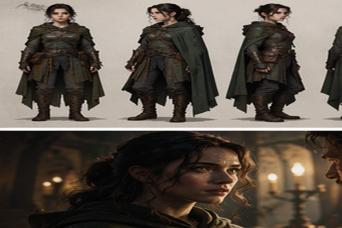 Character Scene Prompt Generator topic-relevant cover visual