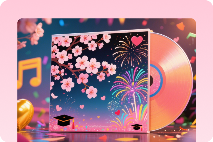 Music promotion for a specific event or festival