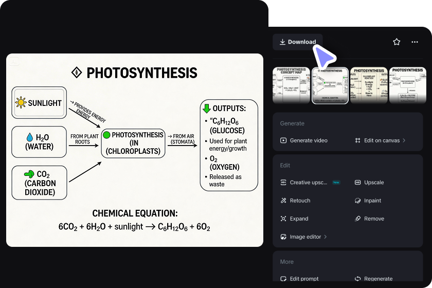 Refine and export for studying or presenting