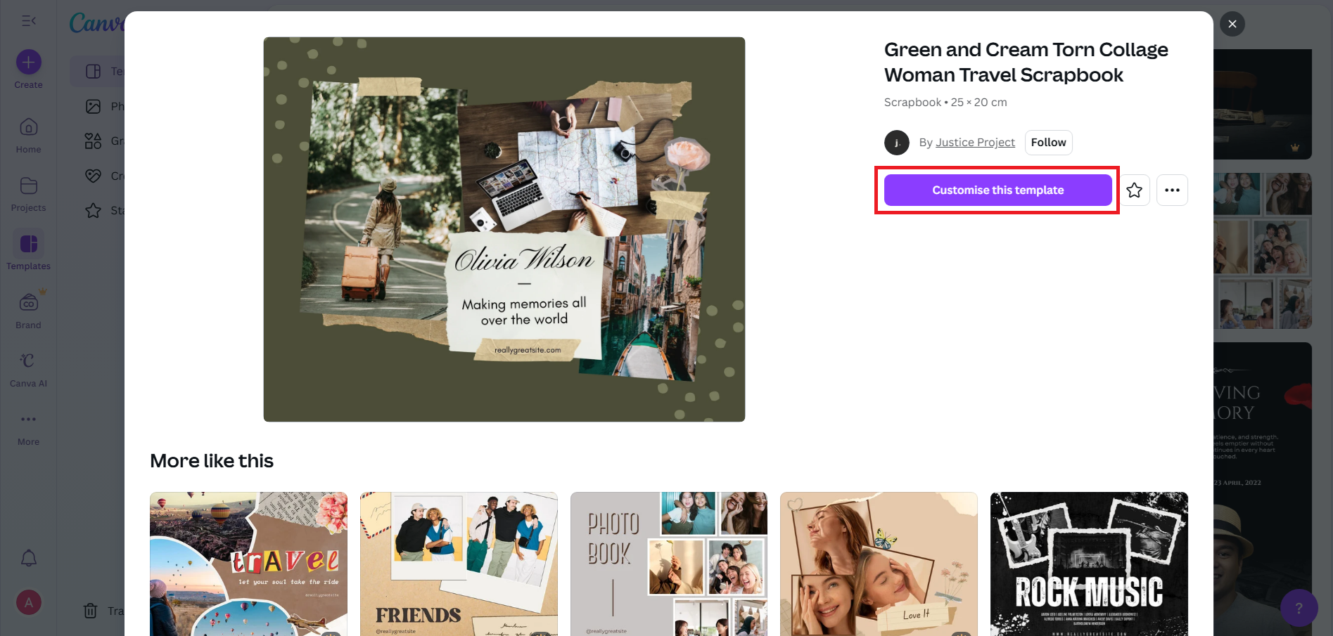 Choose and preview a design