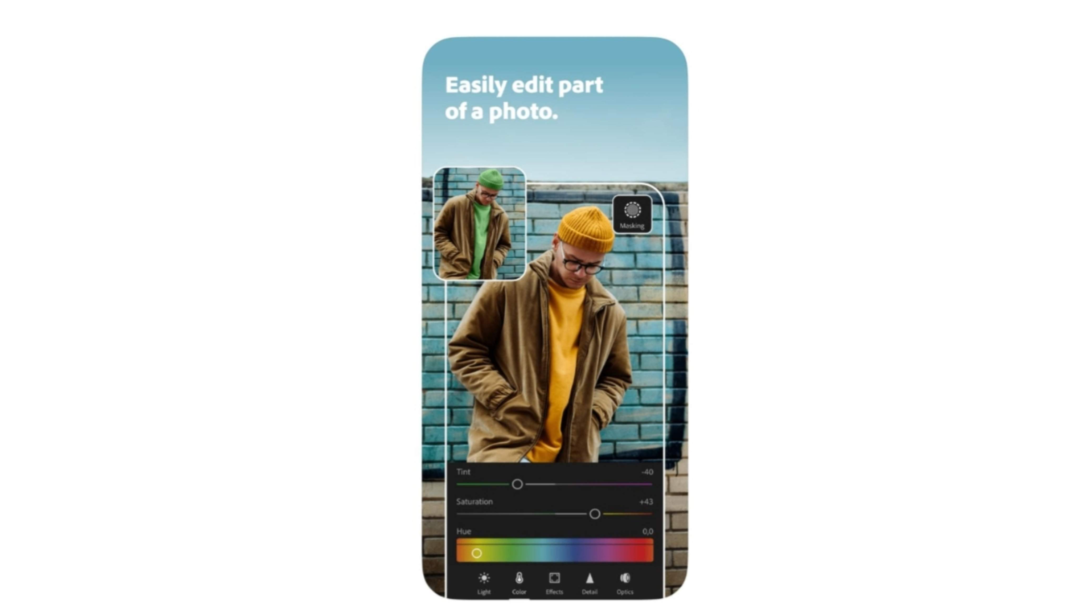 Meilleure application de retouche photo pour Android : Lightroom