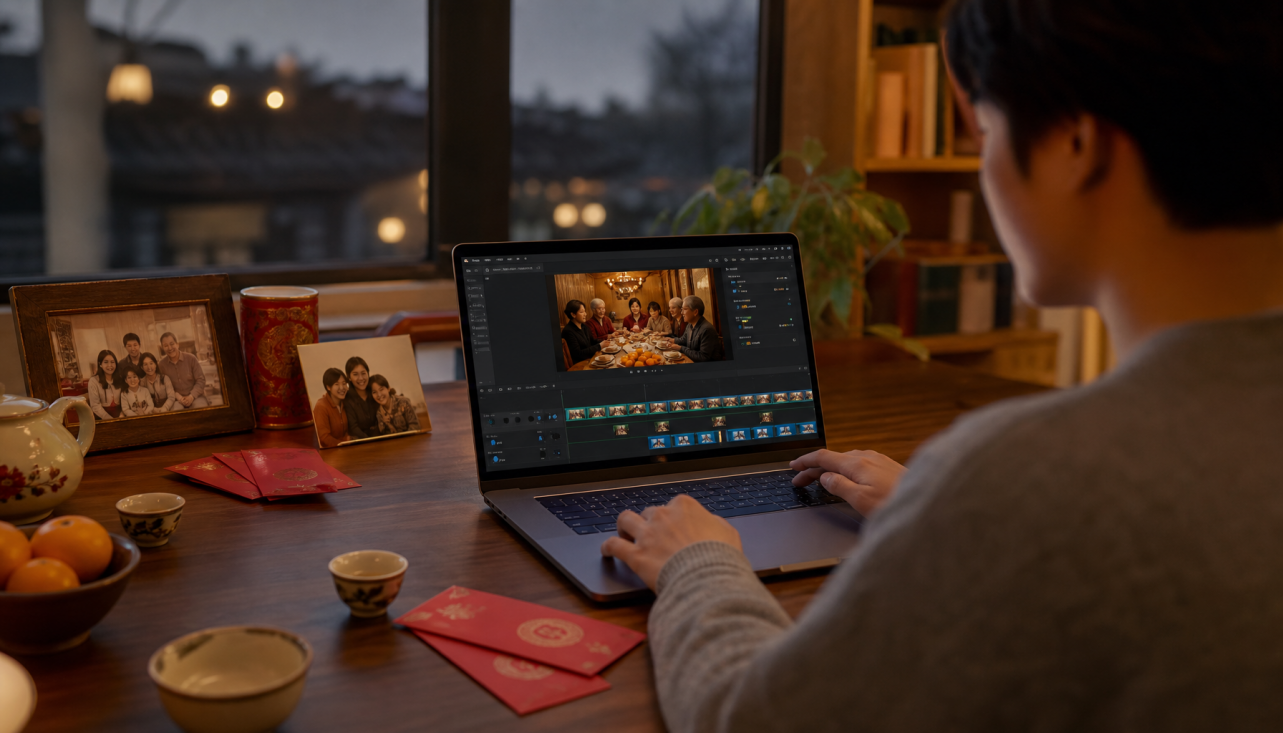 Lunar New Year Family Reunion Video Edit Tutorial: Create a Warm Short-Form Story With AI Tools
