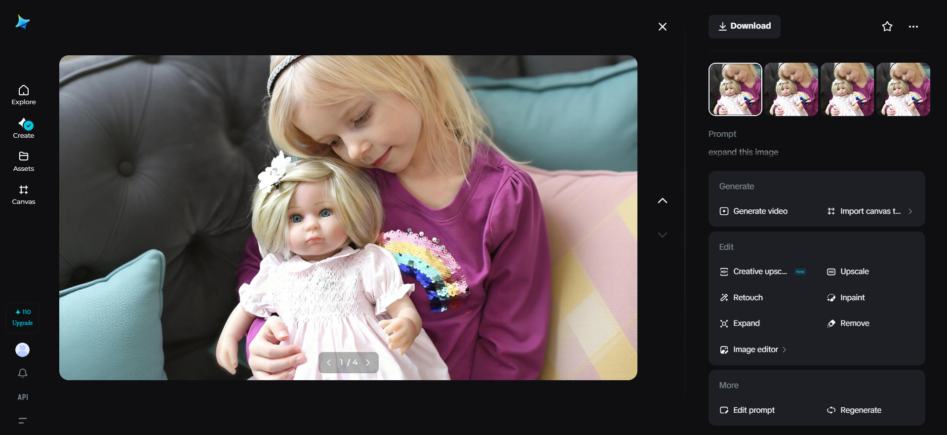 Editing the background